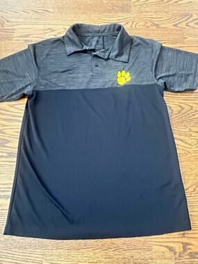 Men's Augusta Sportswear Polo Black/Gray S